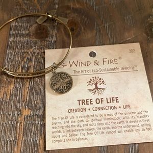Wind and fire tree of life bracelet